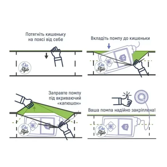 Пояс для помпи, чорний - Зображення 2