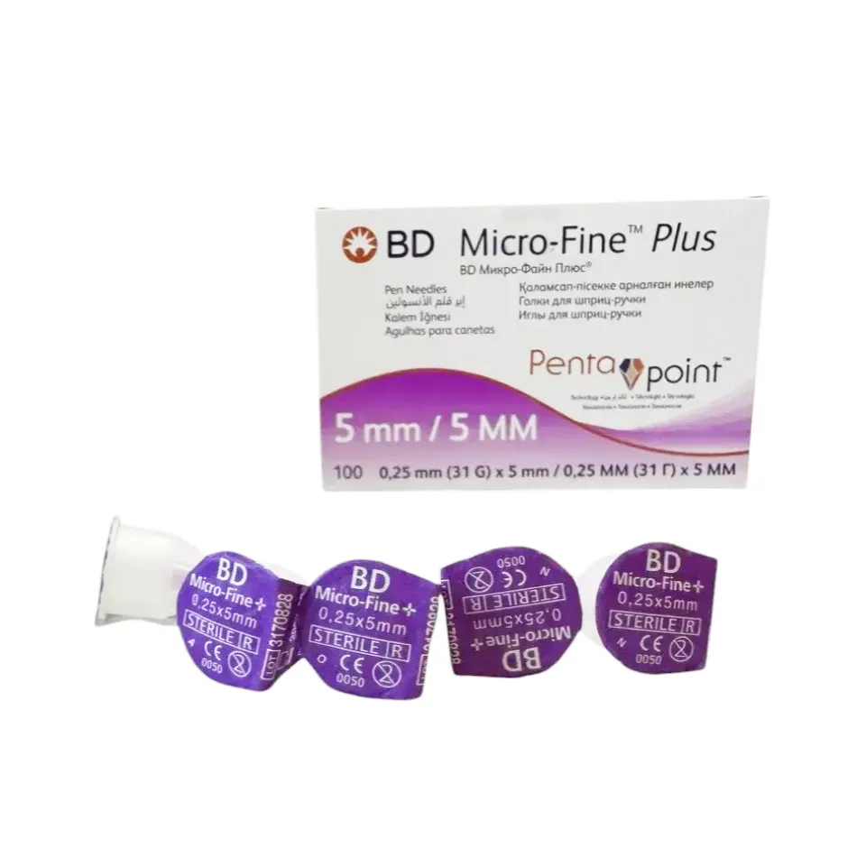 Голки BD Micro-Fine Plus ( БД Мікро-файн) 31G/5 мм 100 шт. - Зображення 2