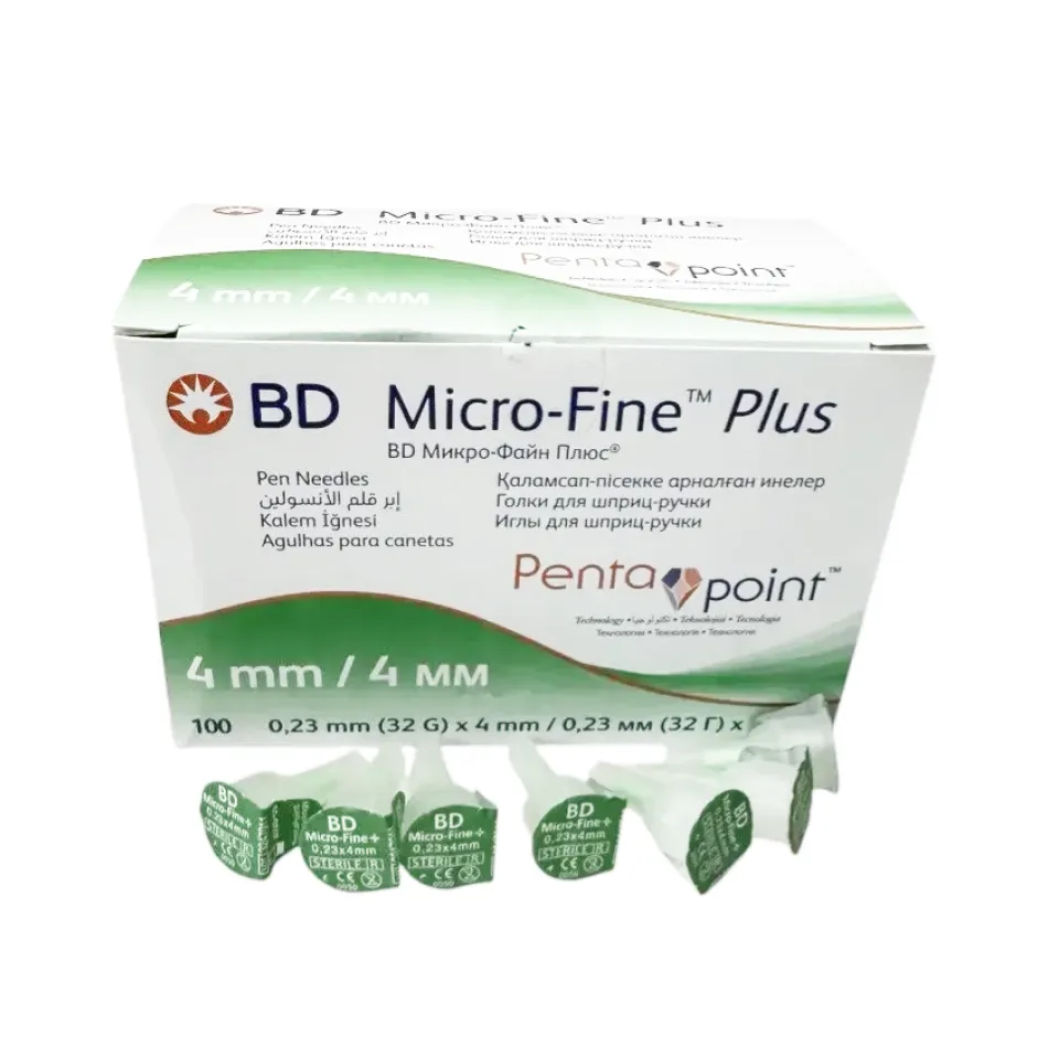 Голки BD Micro-Fine Plus ( БД Мікро-файн) 32G/4 мм 100 шт. - Зображення 3