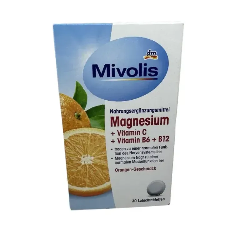 Magnesium Mivolis (Міволіс) + Vitamin C + Vitamin B6 + B12 вітамінний комплекс 30 шт - Зображення 5