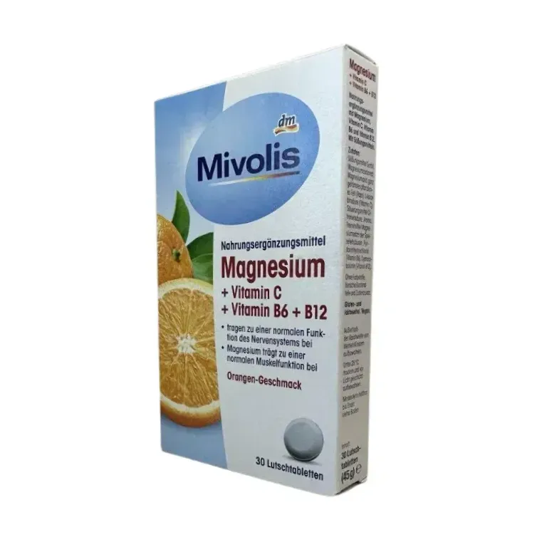 Magnesium Mivolis (Міволіс) + Vitamin C + Vitamin B6 + B12 вітамінний комплекс 30 шт - Зображення 2